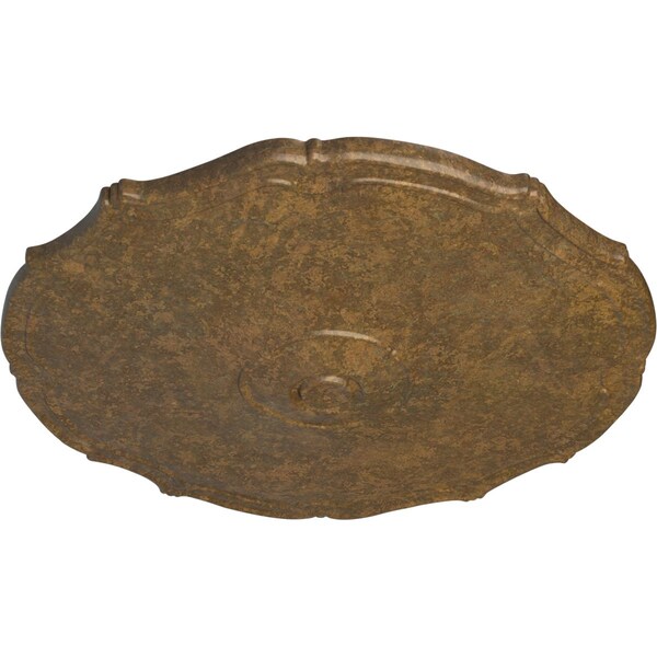 Pompeii Ceiling Medallion (Fits Canopies Up To 2), Hand-Painted Rubbed Bronze, 18 7/8OD X 1 1/2P